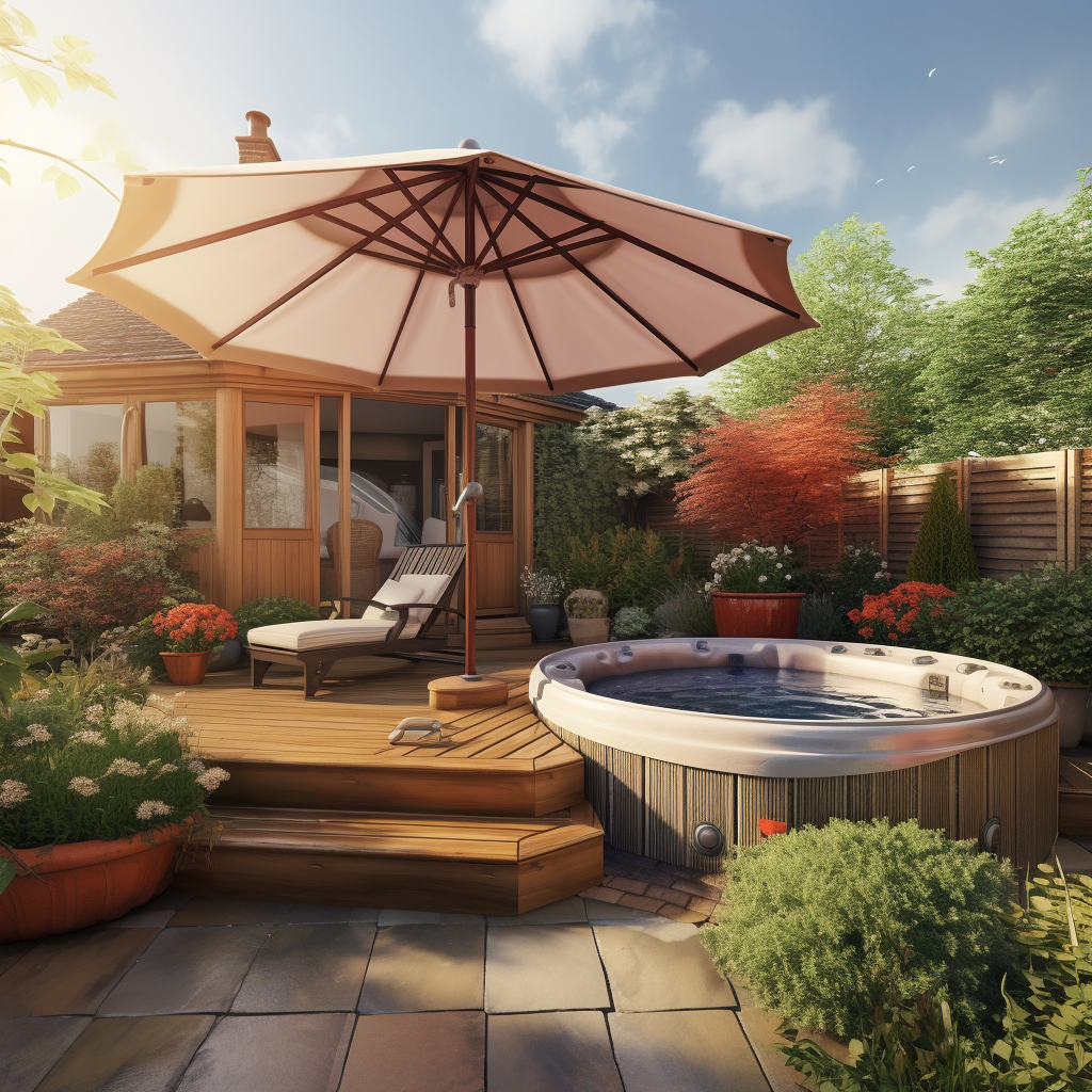 Can you have a hot tub in a small garden?